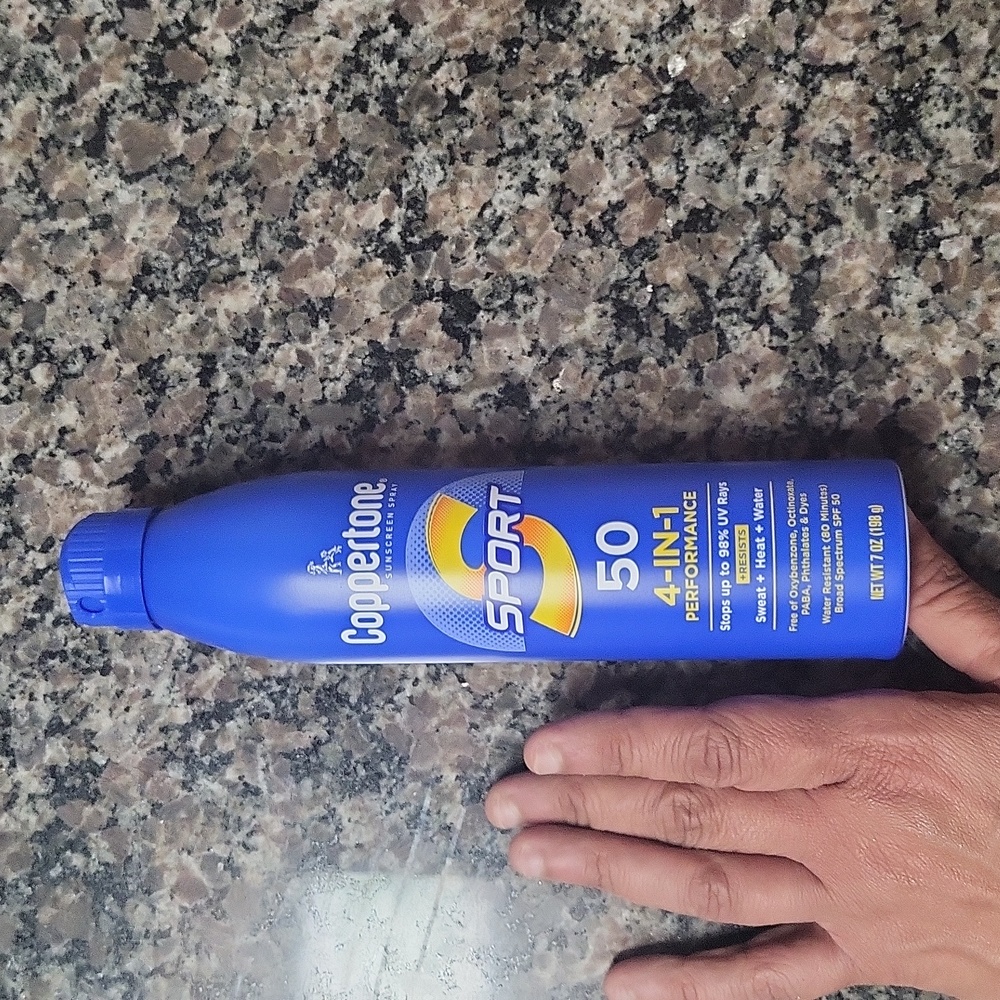 Coppertone Sunscreen SPORT SPF 50 new 3 in 1 performance 7 fl oz new